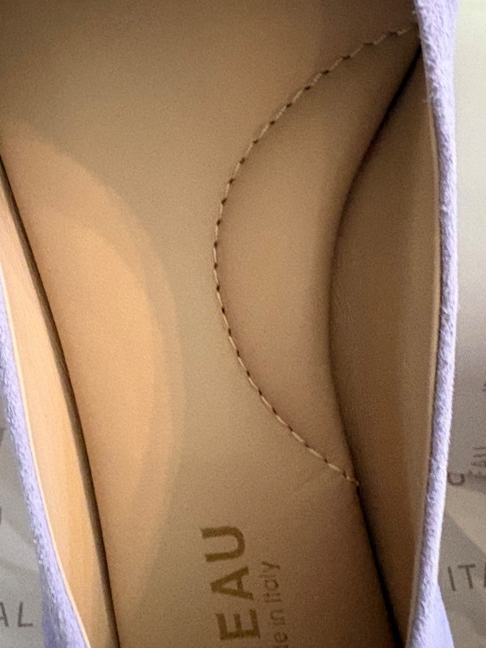 Italian Balet Flats in Lilac - 10.5 ( 41EU) NWB - Picture 6 of 8